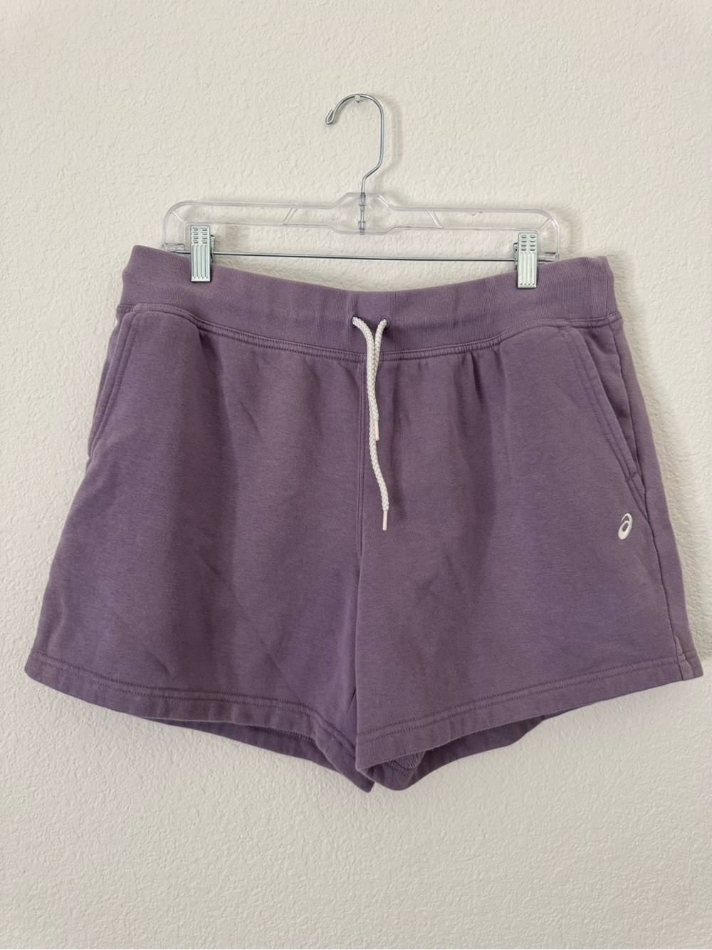 Purple Asics Athletic Lounge Shorts